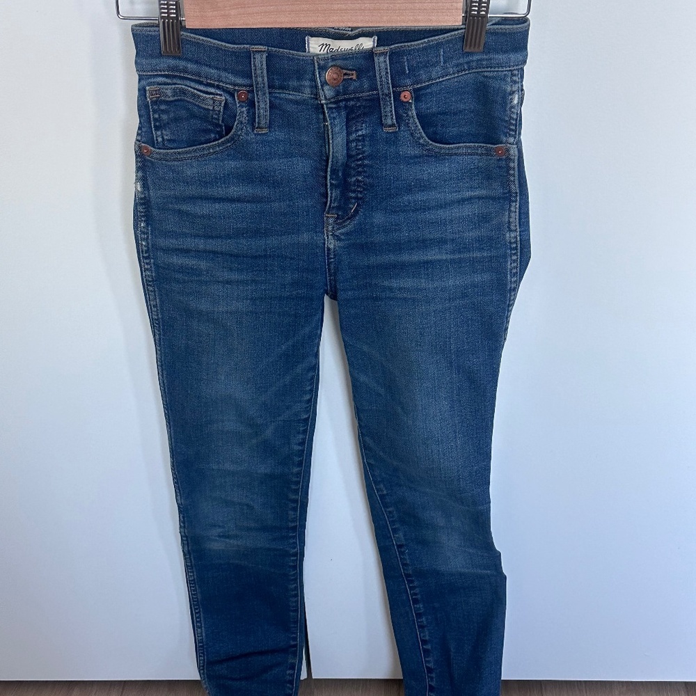 Madewell 10” high rise skinny jeans 23P